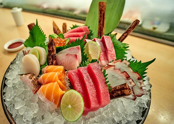 Fresh sashimi fish